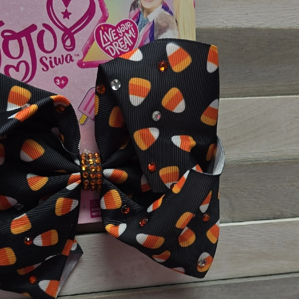 JoJo Siwa Halloween Candy Corn Hair Bow